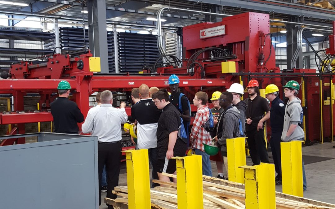 Owen Industries hosts Bellevue West Students for Tour