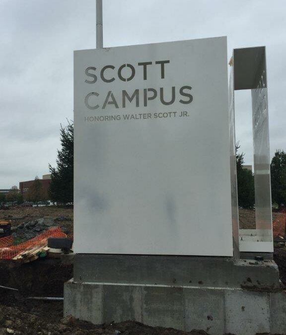 Scott Campus Sign Fabrication