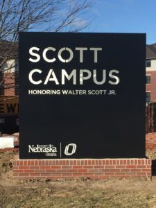 Scott Campus sign at UNO